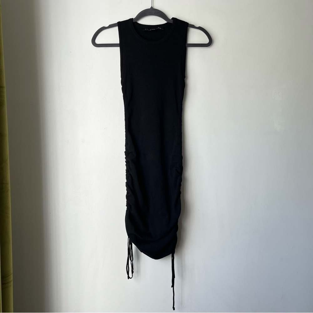 Princess Polly Black Sleeveless Military Minds Bodycon Dress XXS